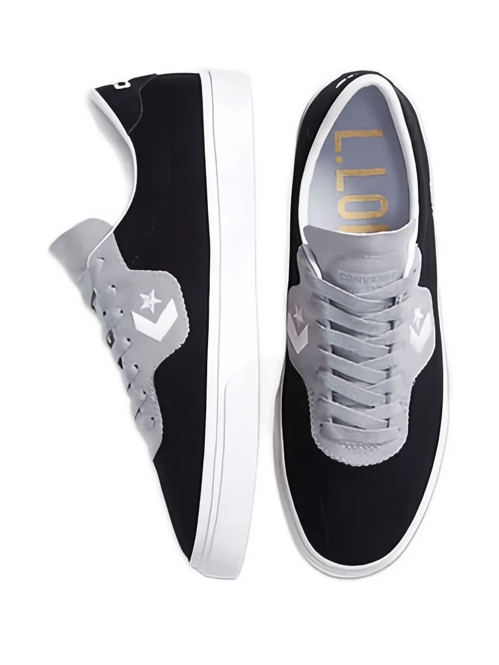 Converse Logo-embroidery Sneakers In Black