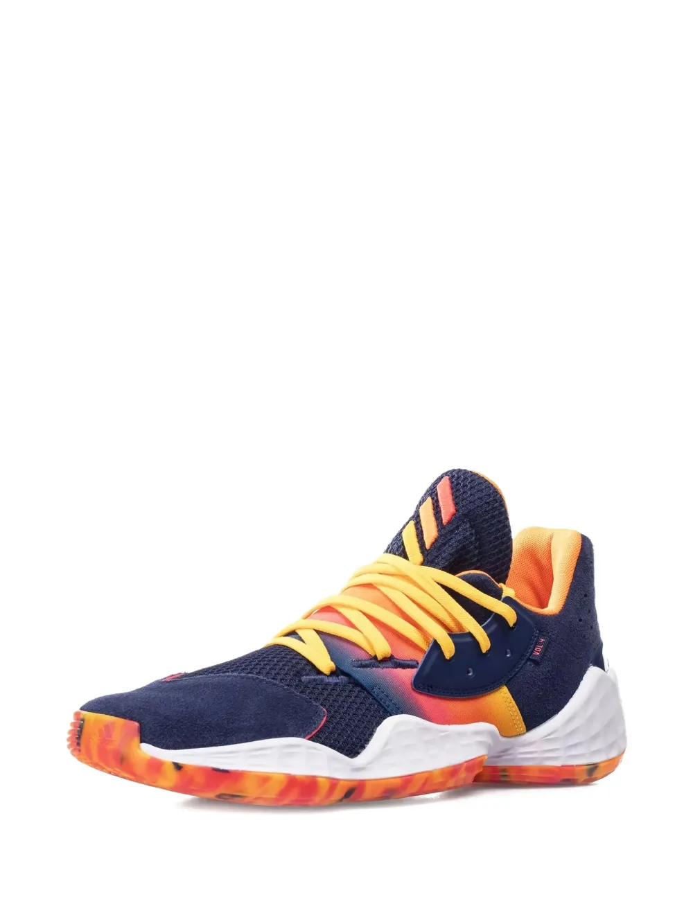 adidas Harden Vol. 4 "Tech Indigo Signal Pink Solid Gold" sneakers Blue