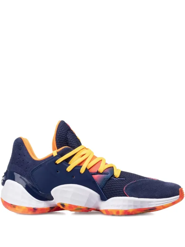 adidas Harden Vol. 4 “Tech Indigo/Signal Pink/Solid Gold