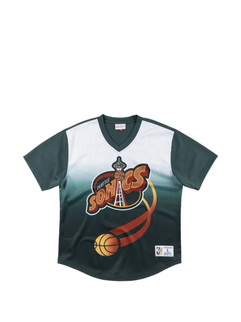 Mitchell & Ness x NBA Seattle Supersonics V-neck T-shirt