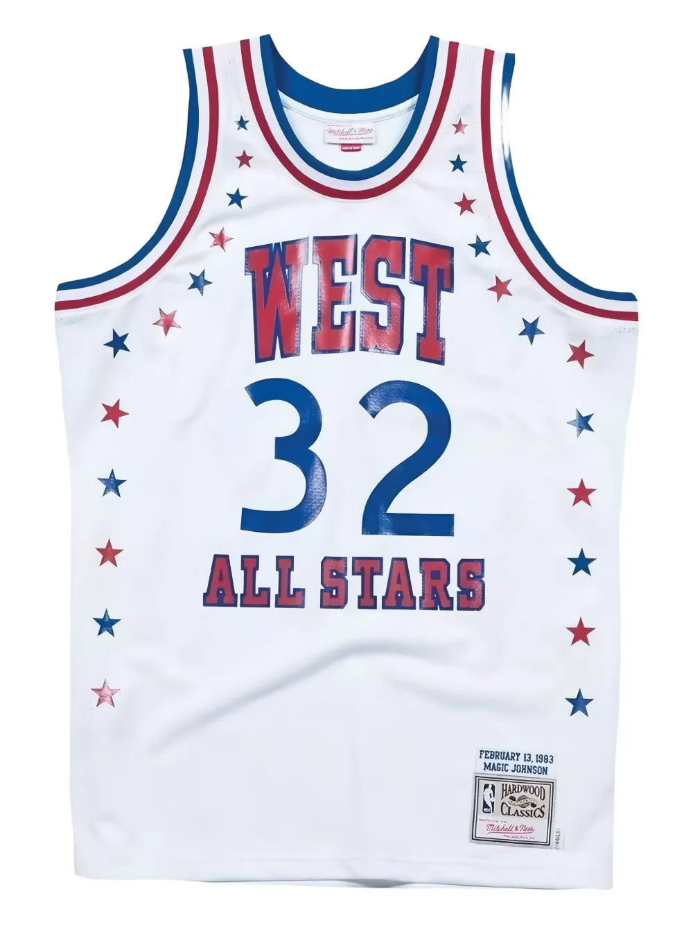 Mitchell & Ness star-detailed NBA jersey vest Wit