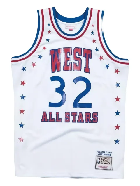 Mitchell & Ness star-detailed NBA jersey vest