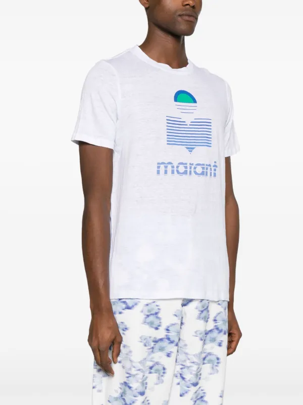 MARANT Karman リネンTシャツ | ホワイト | FARFETCH JP