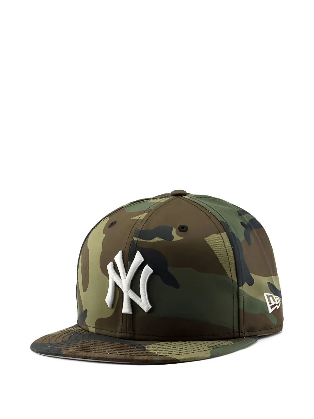 New Era Camouflage-pattern Baseball Cap In Green
