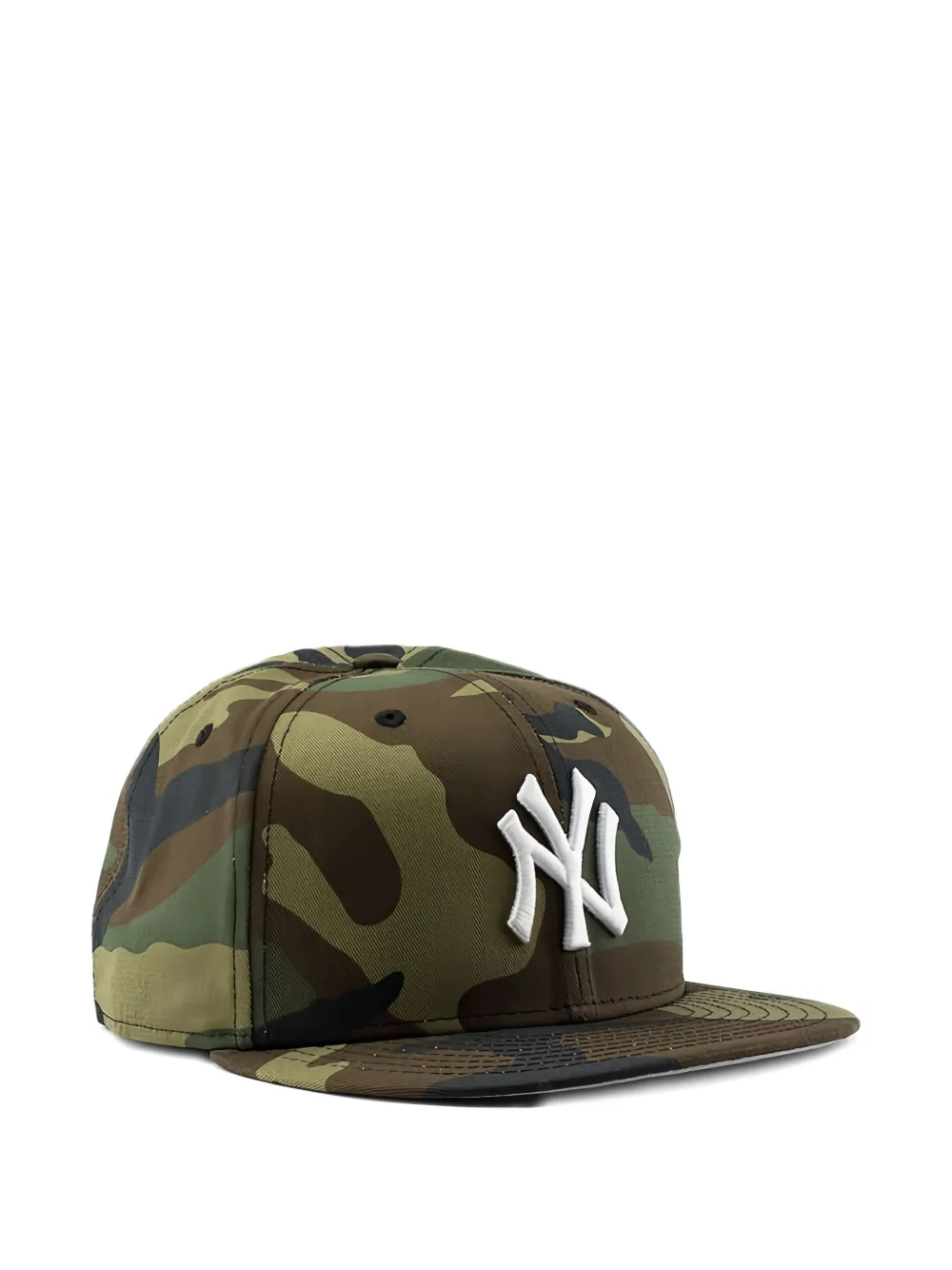 New Era Camouflage-pattern Baseball Cap In Green