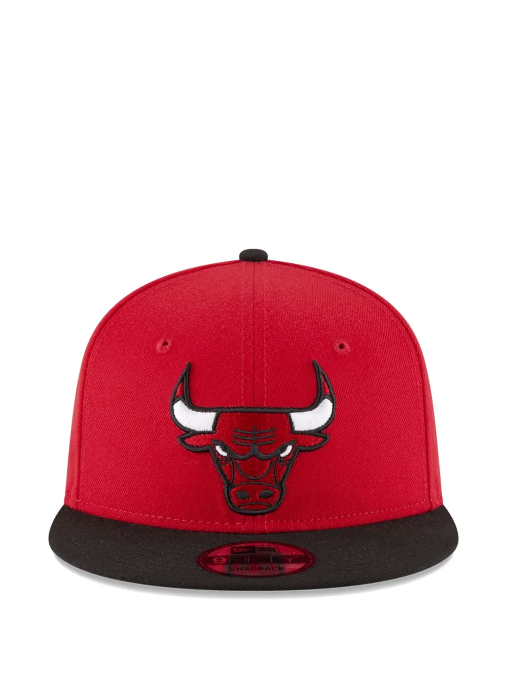 New Era 9fifty Bulls-logo Two-tone Cap In Red