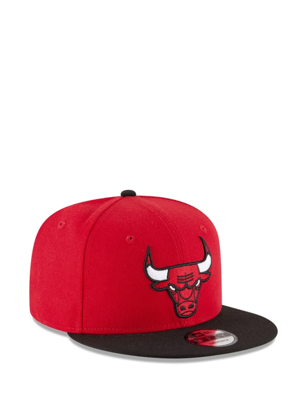 NEW ERA CAP 9Fifty Bulls-logo two-tone Cap Red FARFETCH IN
