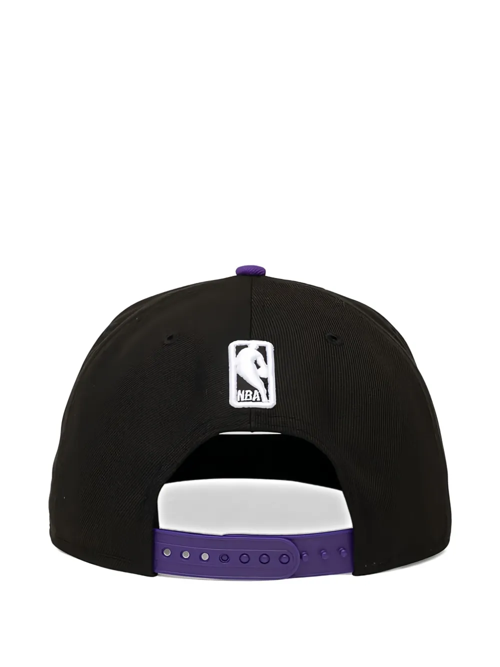New Era Two-tone Logo-embroidery Baseball Cap In Black