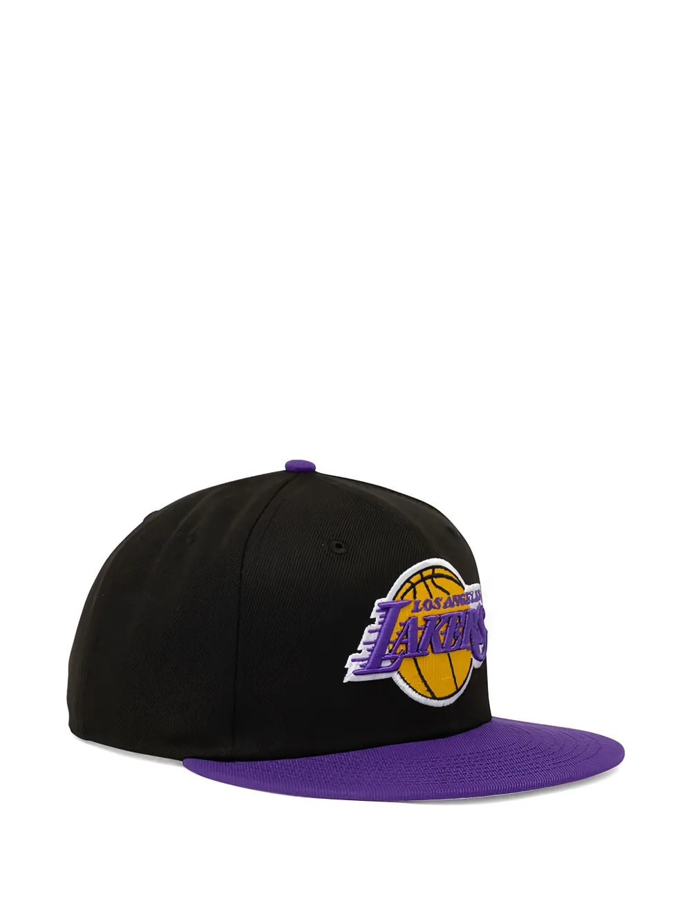 New Era Two-tone Logo-embroidery Baseball Cap In Black