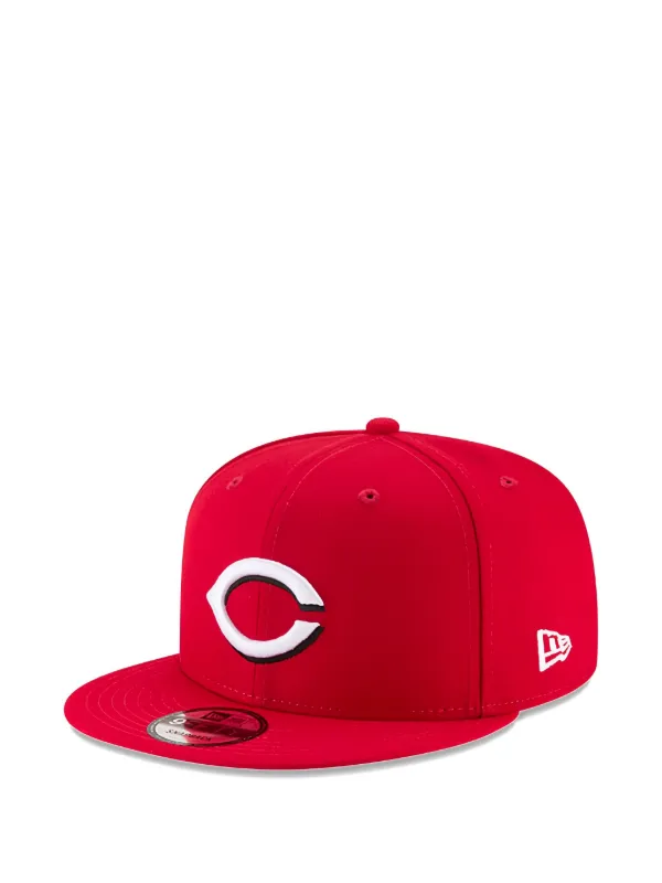 NEW ERA CAP logo-embroidery Baseball Cap | Red | FARFETCH