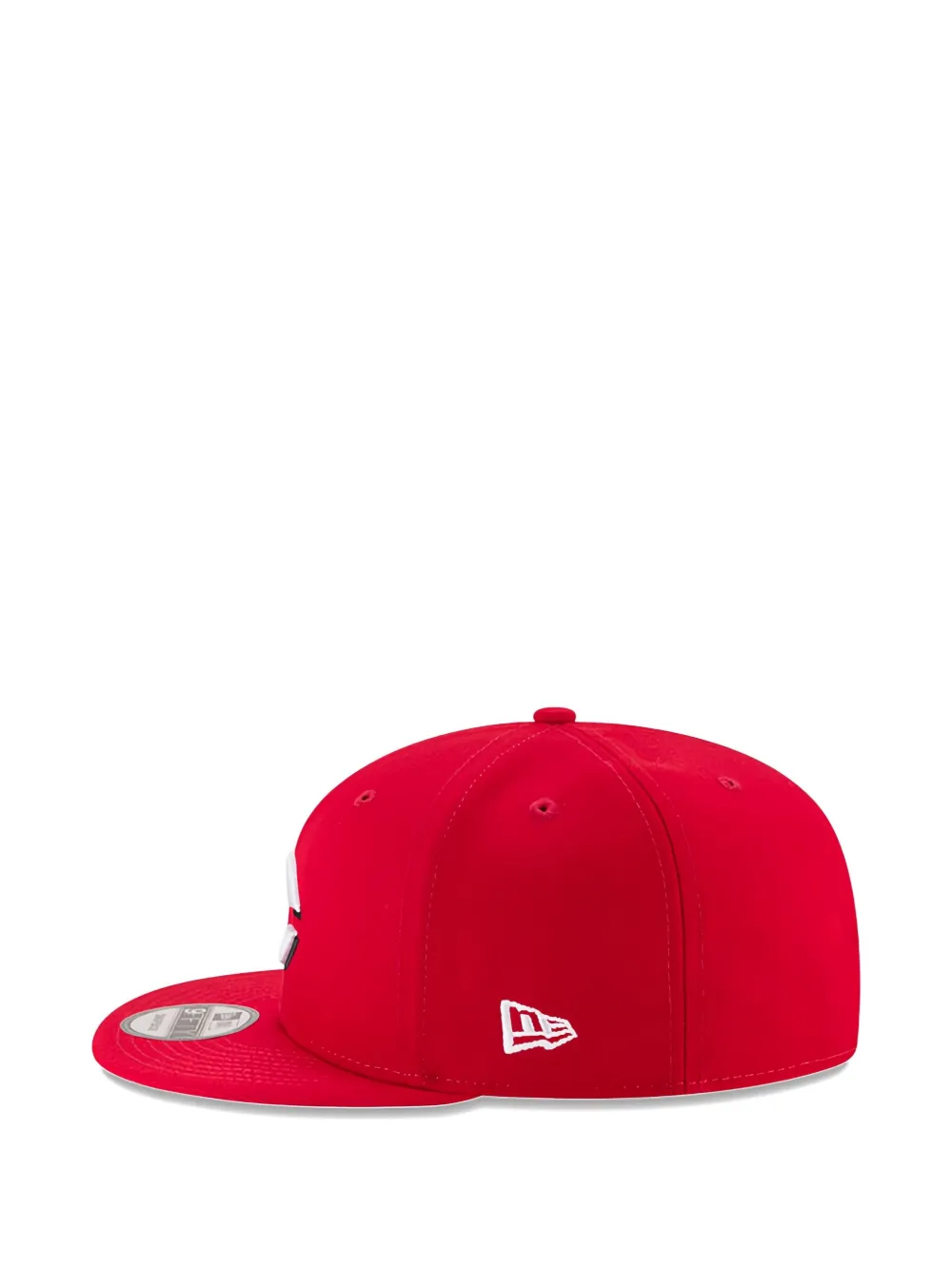 New Era Logo-embroidery Baseball Cap In Red
