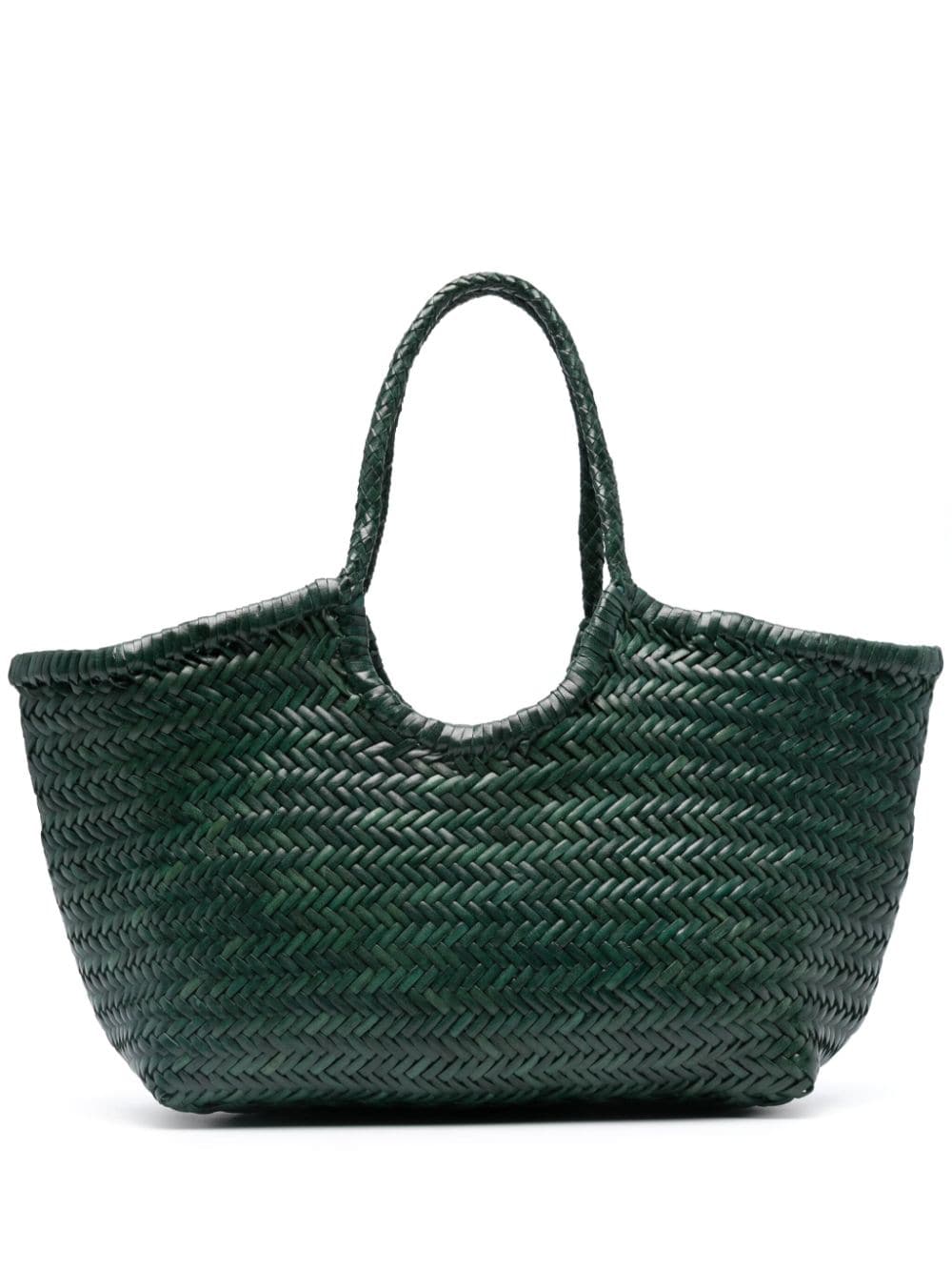 Dragon Diffusion Nantucket Interwoven Tote Bag In Green