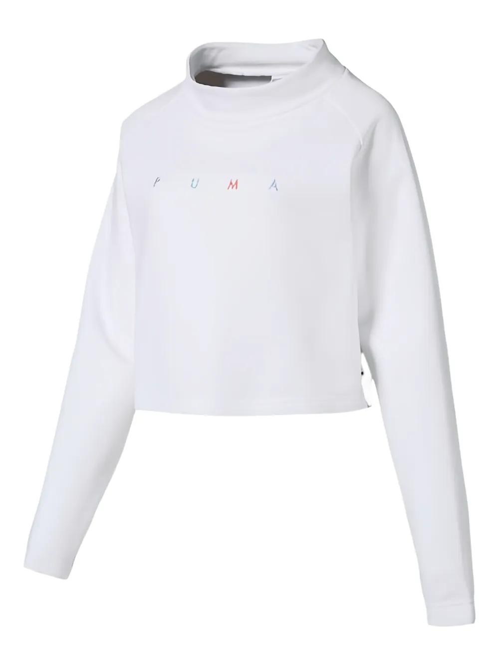 Puma Cat-graphic Sweatshirt In White