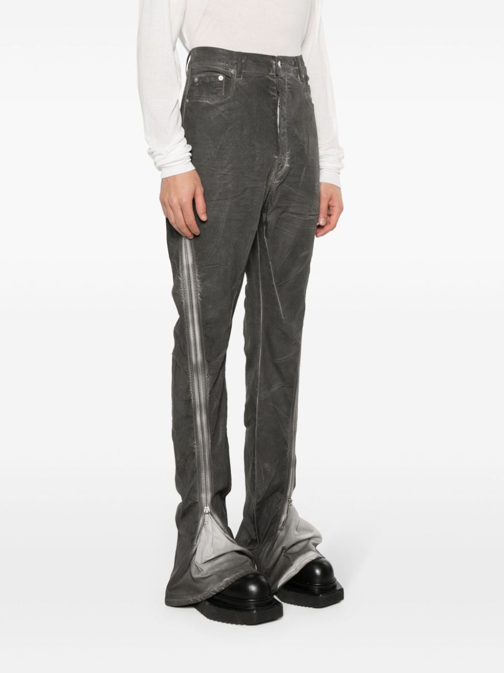 Rick Owens DRKSHDW Bolan Banana skinny jeans Grijs