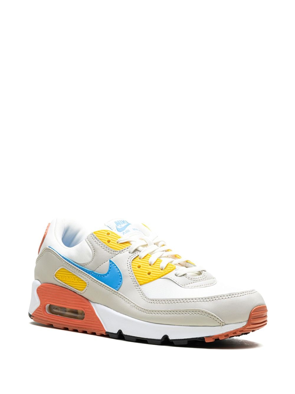 Nike Air Max 90 "Summit White Light Bone Vivid Sulphur University Blue" sneakers Neutrals