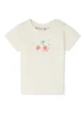 Bonpoint Dom cherry-print T-shirt - White