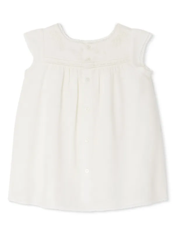 Bonpoint Angeli レーストリム ノースリーブワンピース - Farfetch