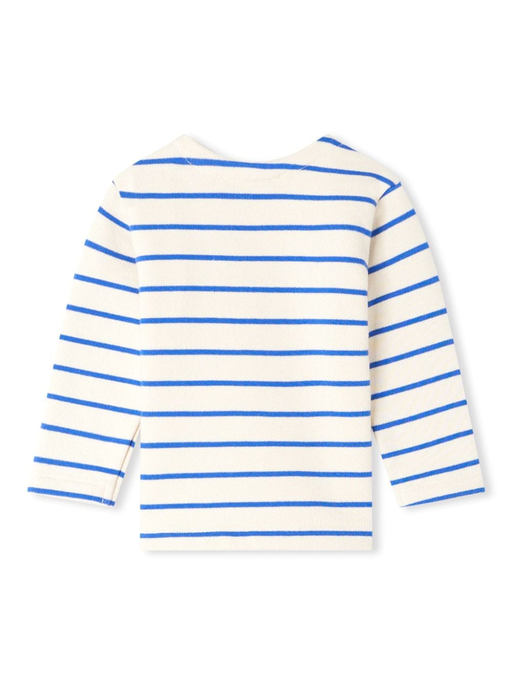 Shop Bonpoint Tourbillon Striped Cotton T-shirt In White