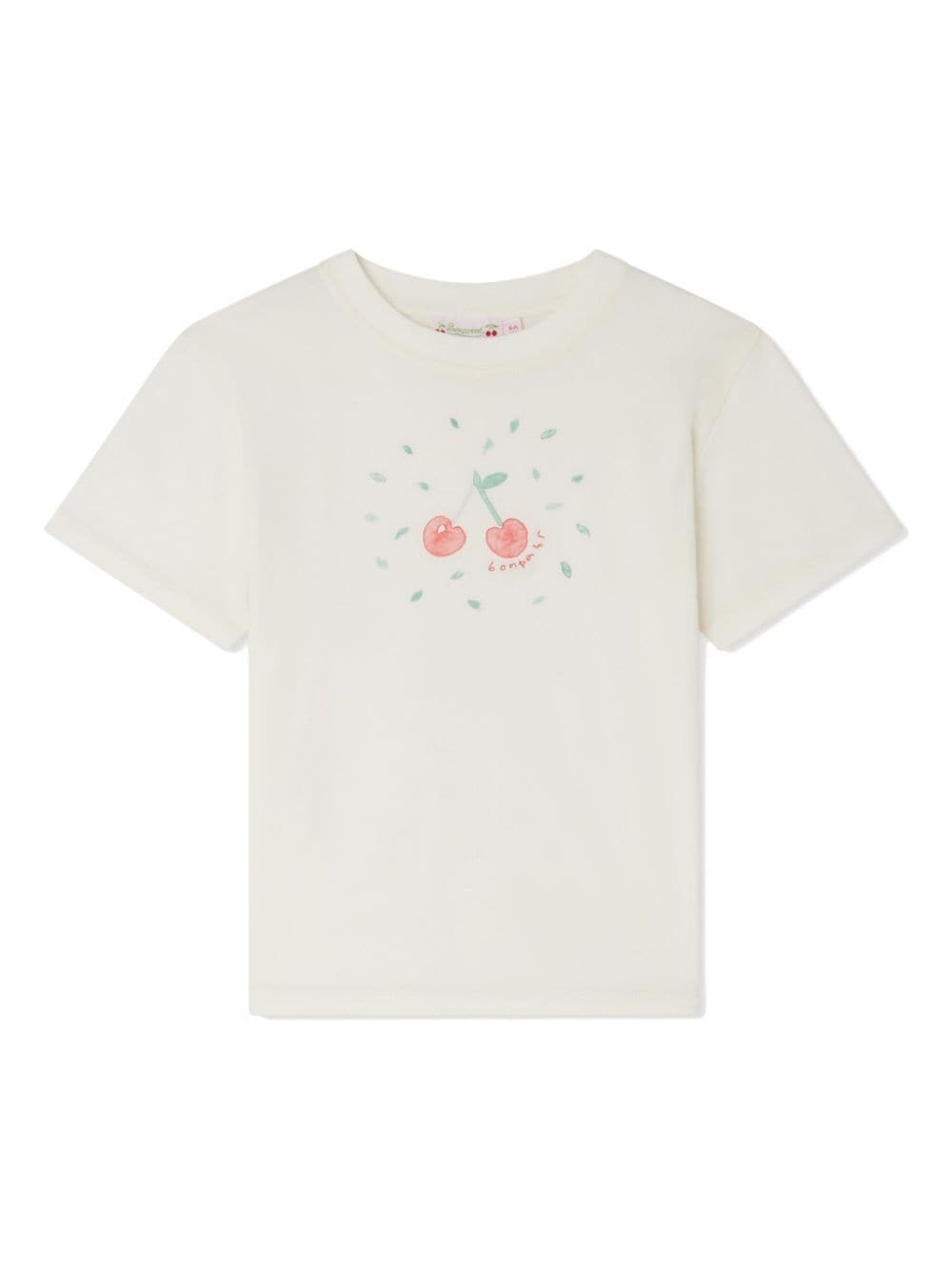 Shop Bonpoint Thida Cotton T-shirt In White