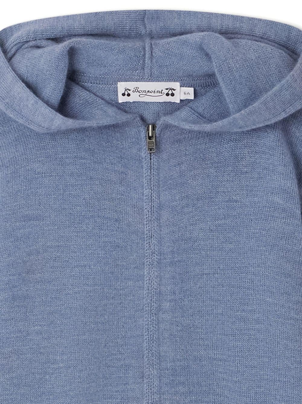 Shop Bonpoint Tylcy Cashmere Hoodie In Blue