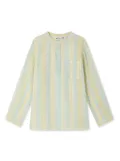 Bonpoint Artiste striped cotton shirt - Yellow