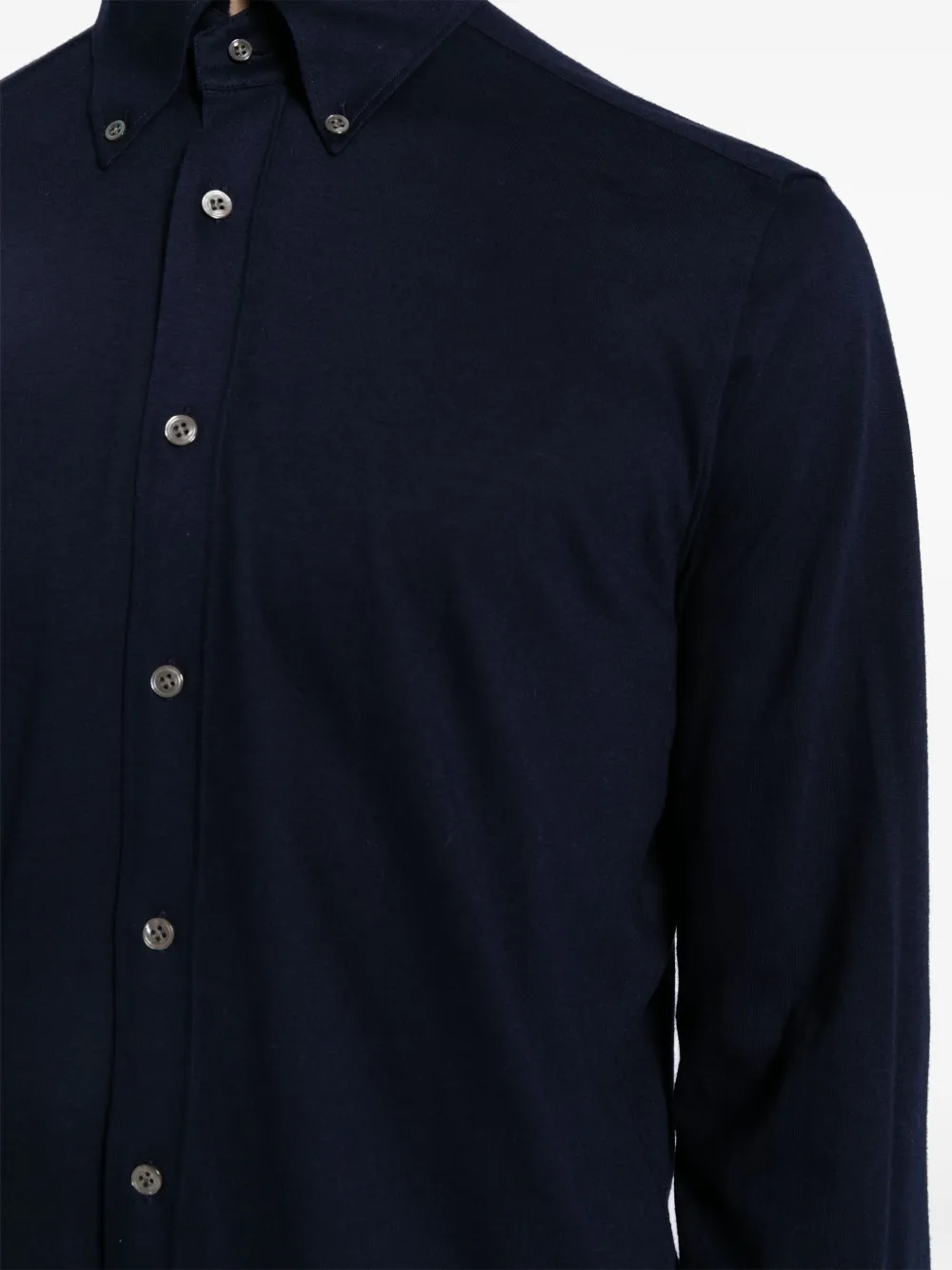 Shop N•peal Button-down Collar Shirt In Blau