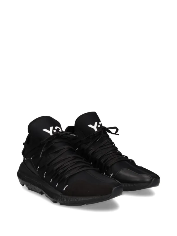 Adidas Y3 Kusari Sneakers | Black | FARFETCH JO