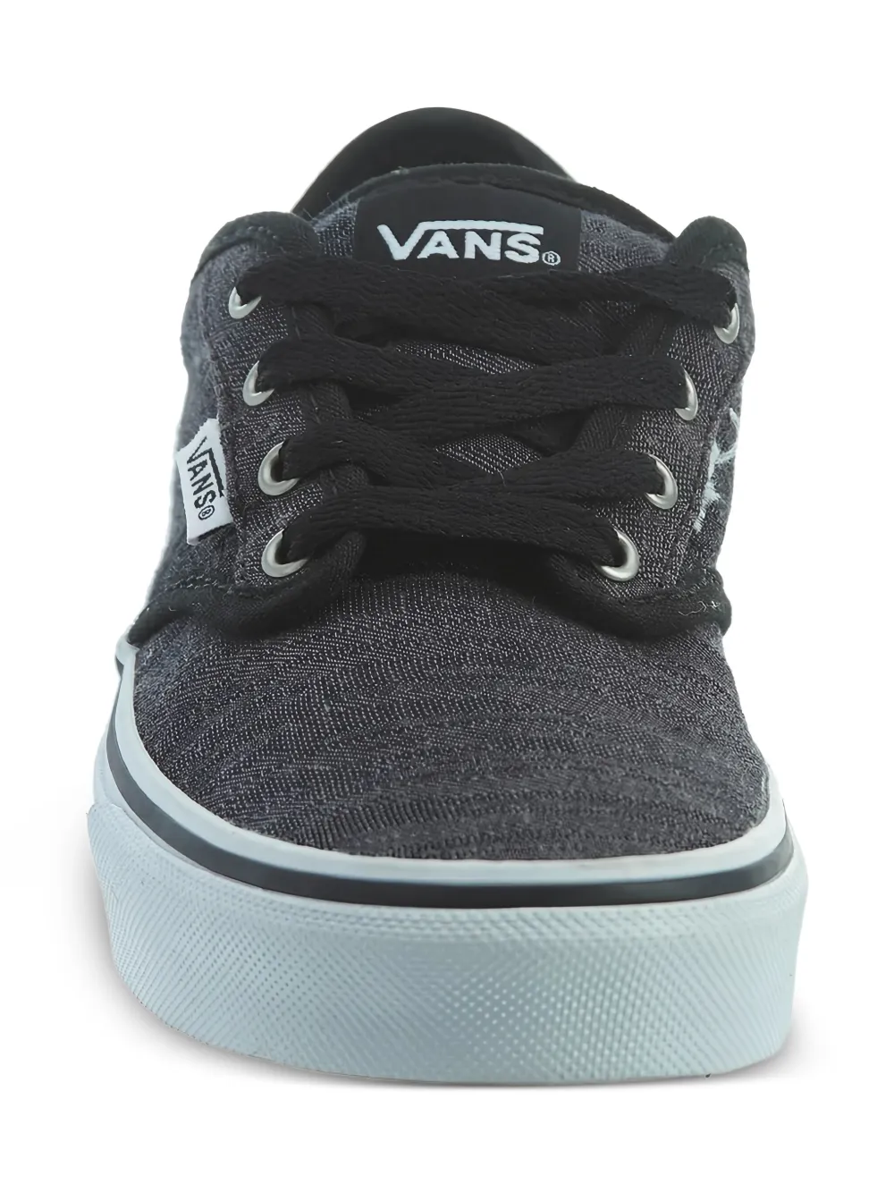 Vans Kids Atwood lace-up sneakers Black
