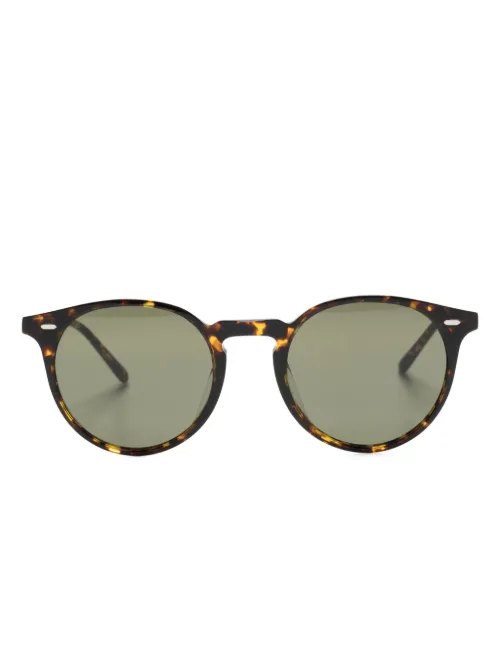 Lunettes de soleil N.02 à monture ronde - Oliver Peoples - Modalova