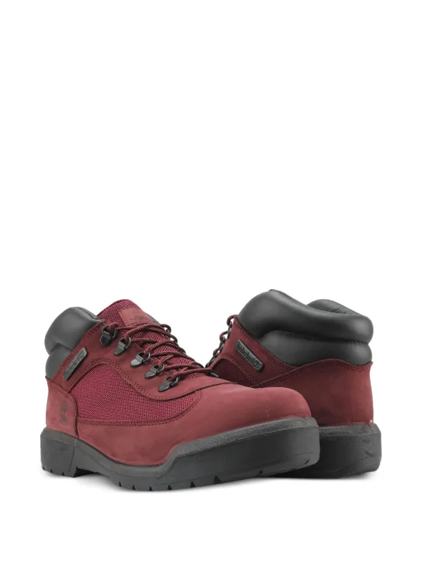 Timberland Field Waterproof Boots Red FARFETCH GE