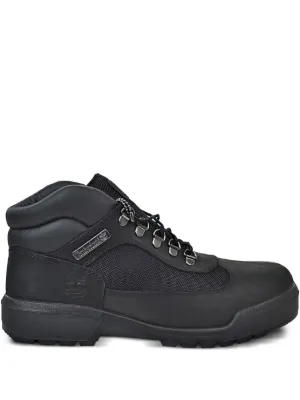 Burberry Trek レザーアンクルブーツ | ブラック | FARFETCH JP
