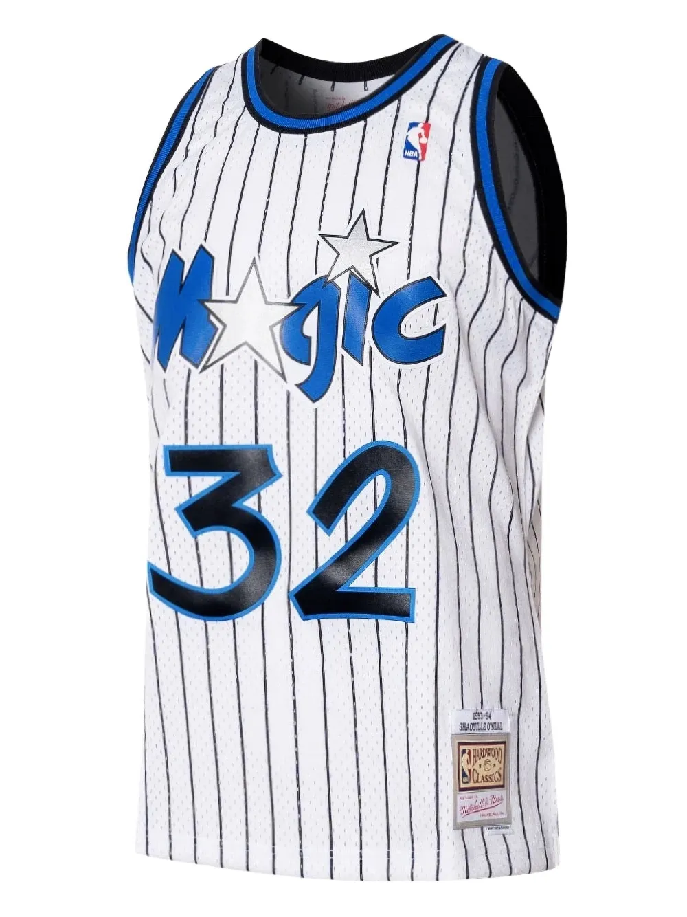 Mitchell & Ness pinstripe Magic jersey | White | Image 1