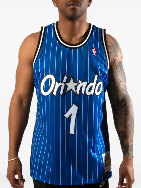 Mitchell & Ness suéter con estampado de rayas diplomáticas
