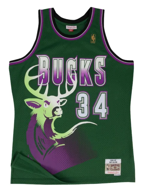 Mitchell & Ness camiseta Swingman Milwaukee Bucks Ray Allen en colaboración con NBA