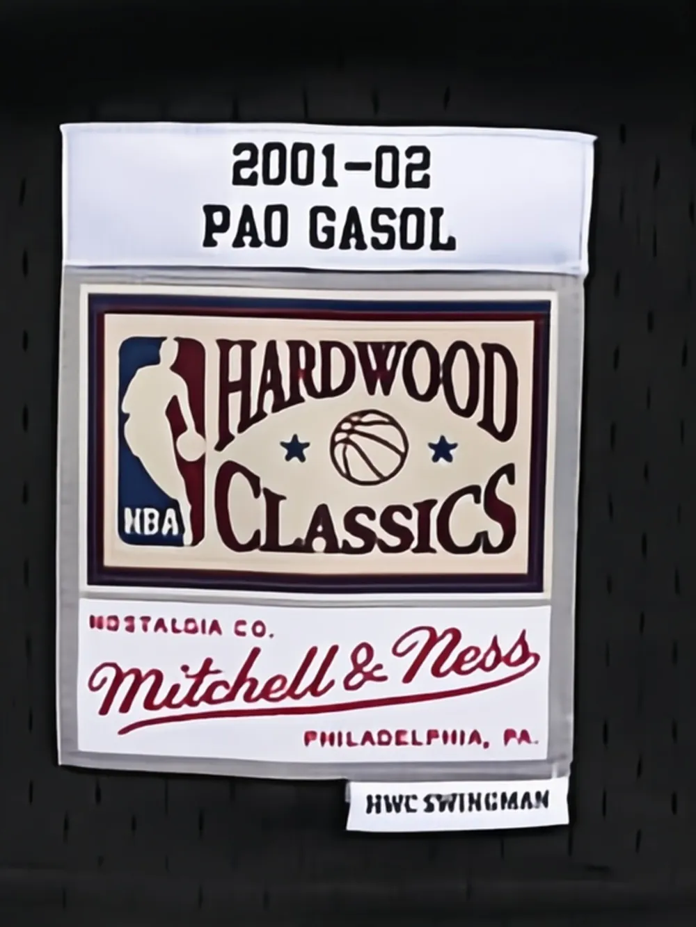 Mitchell & Ness memphis gasol jersey vest Zwart