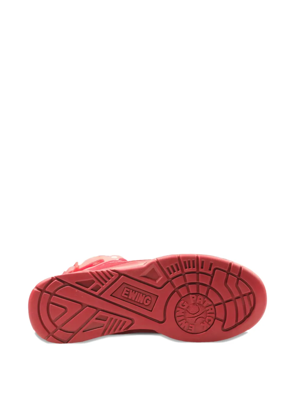 Ewing 33 Hi Strap Sneakers In Red