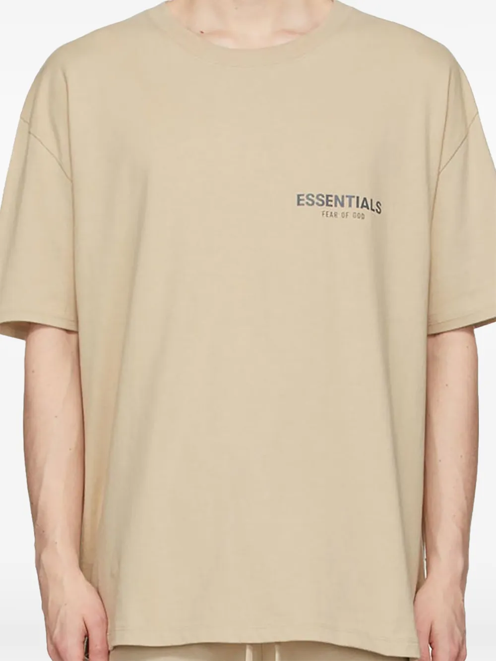 Fear Of God logo short-sleeve T-shirt - Toni neutri