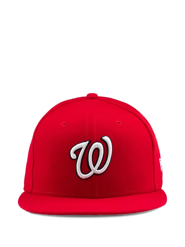 NEW ERA CAP logo-embroidery Baseball Cap Red FARFETCH PH