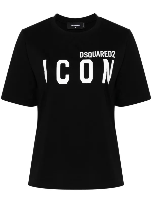 DSQUARED2 logo print Cotton T shirt Farfetch