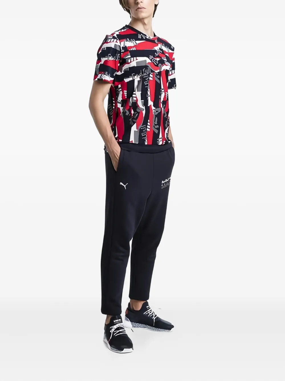 PUMA x New York Red Bull Racing T-shirt met print - Rood