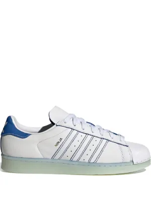 Adidas x A Bathing Ape Superstar Vintage "Blue White" Sneakers | Blue |  FARFETCH