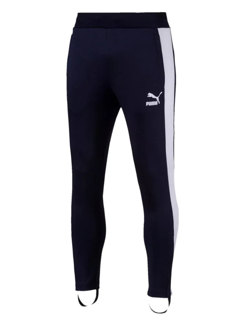 Puma Stadium T7 "navy Blue" Track Pants In Black