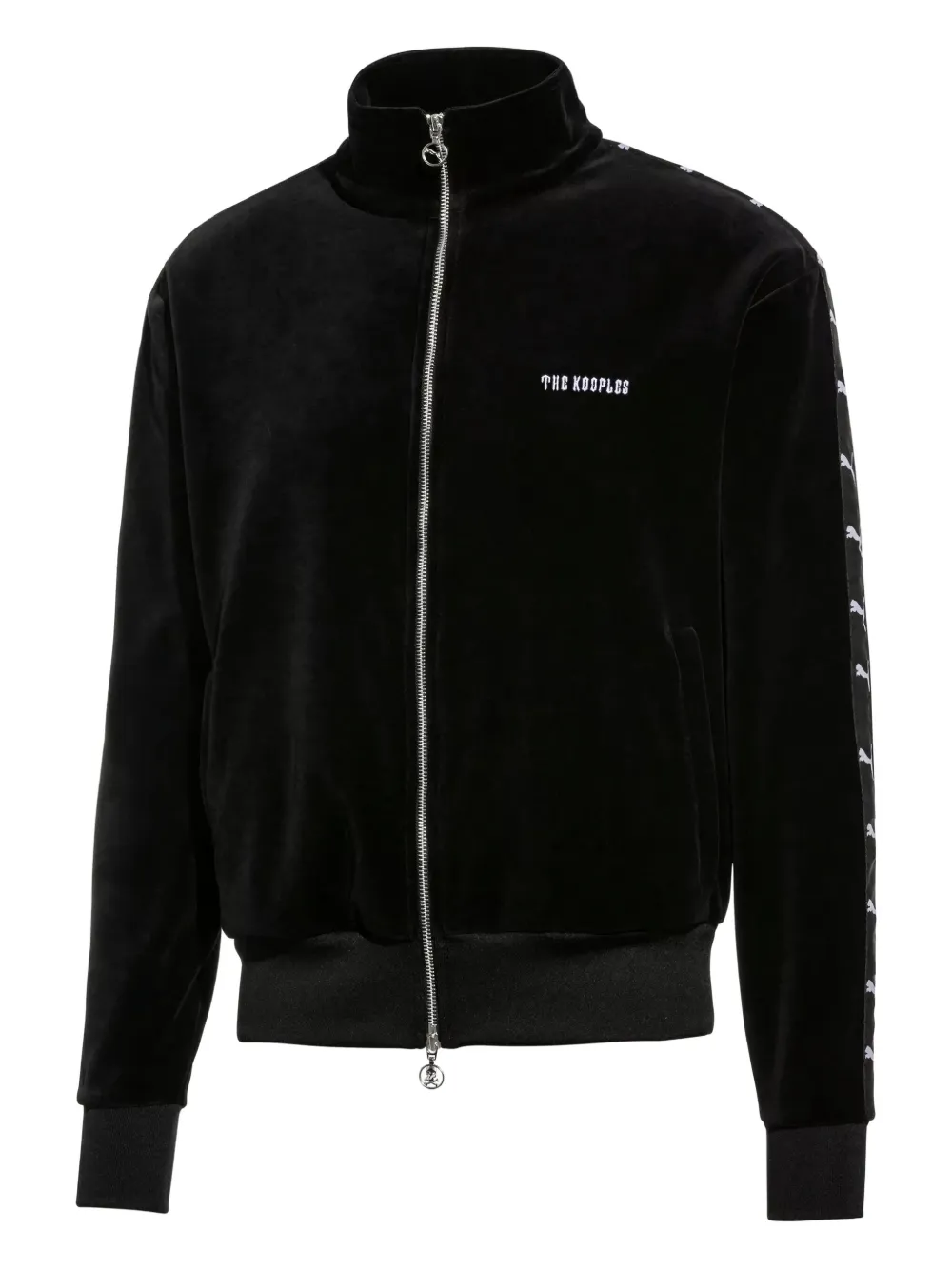 PUMA Kooples velour track top | Black | Image 1