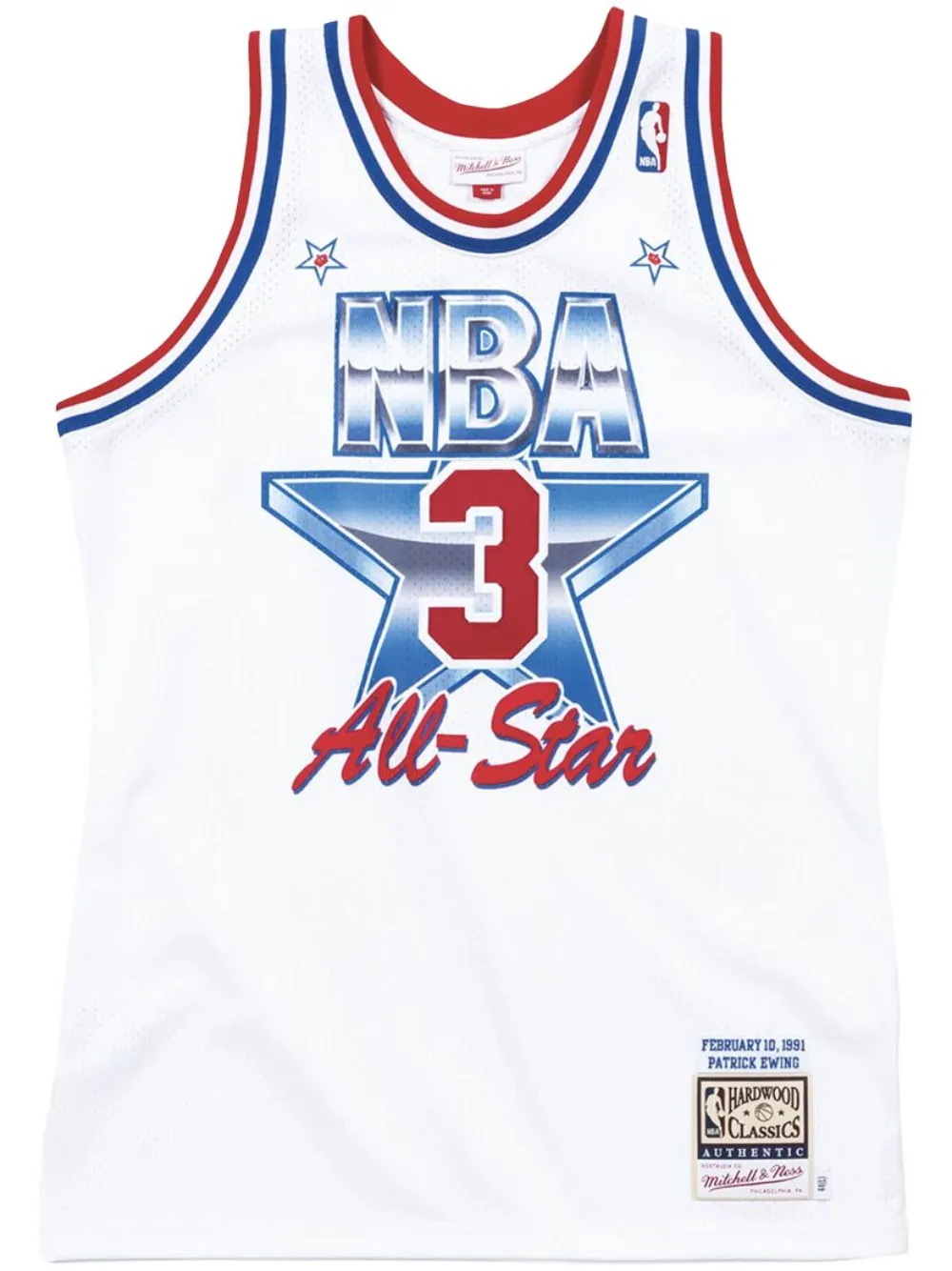 Mitchell & Ness "All Star East 1991-92 Patrick Ewing" authentic jersey | White | Image 1