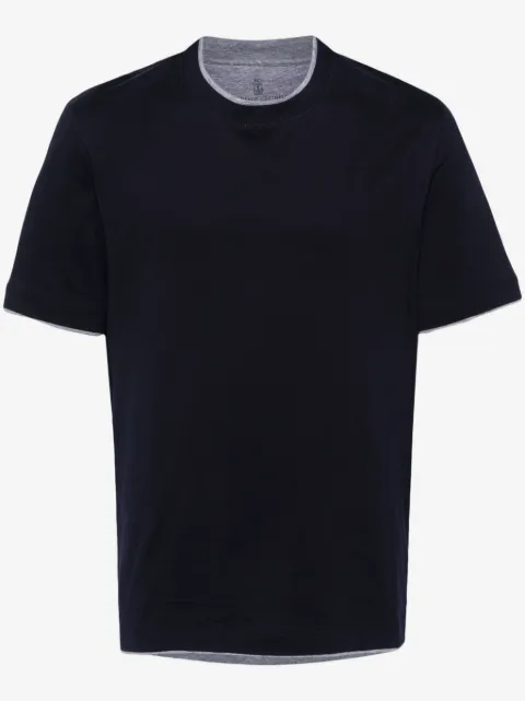 Brunello Cucinelli layered-effect T-shirt