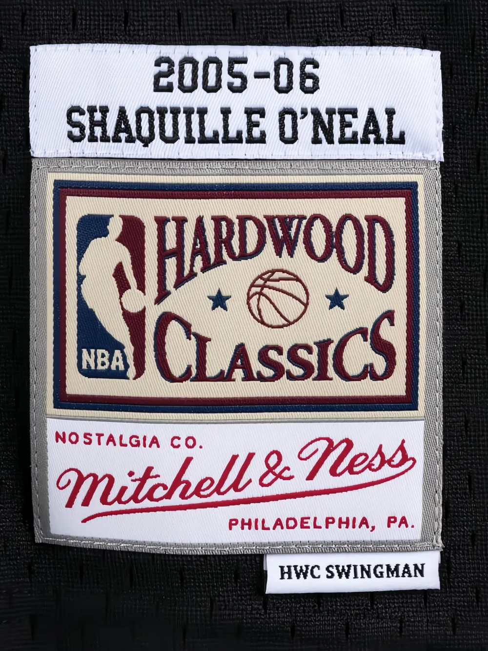 Mitchell & Ness Men's Basketball Tank Top Nba Swingman Jersey Hardwood Classics No 32 Shaquille O'neal 2005-06 Miahe In Black