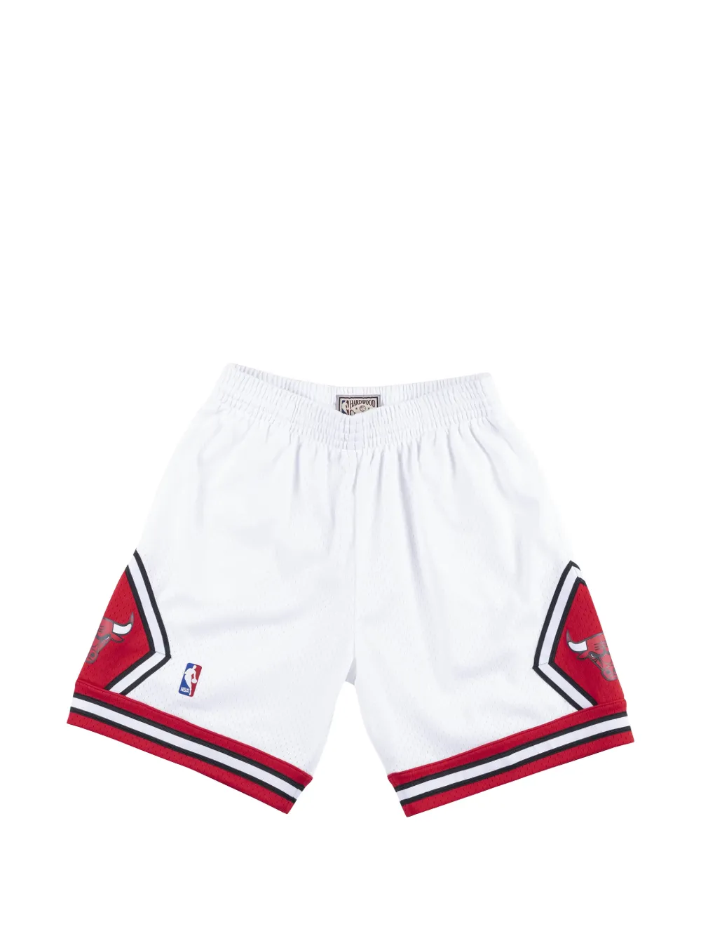 Mitchell & Ness logo-print shorts - Bianco