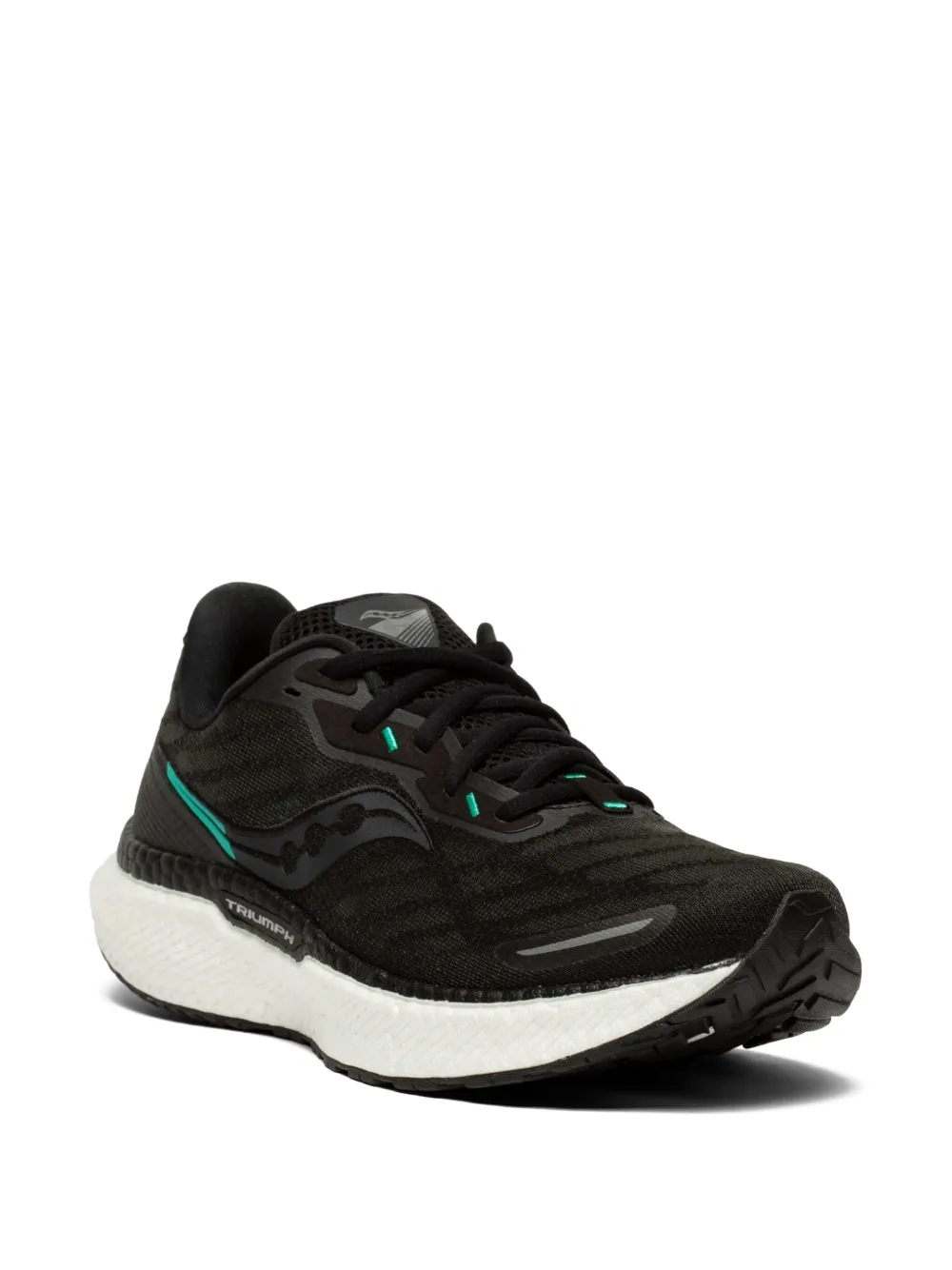 Saucony Triumph 19 "Black White" sneakers Zwart