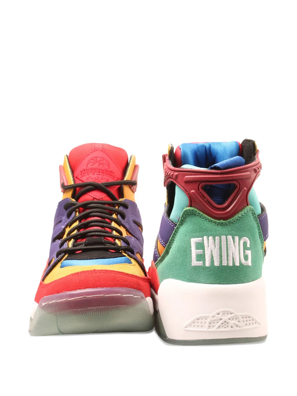 Ewing Multicoloured Cut-out Trainers In Multi