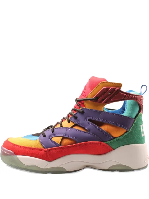 Ewing multicoloured cut-out trainers